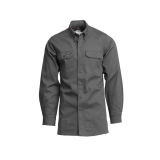 LAPCO FR Gray 7oz. FR Uniform Shirts